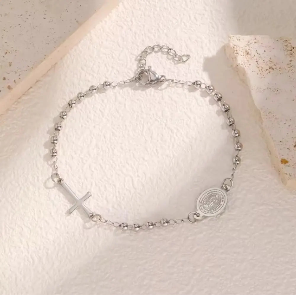 Pulsera Denario Virgen del Carmen