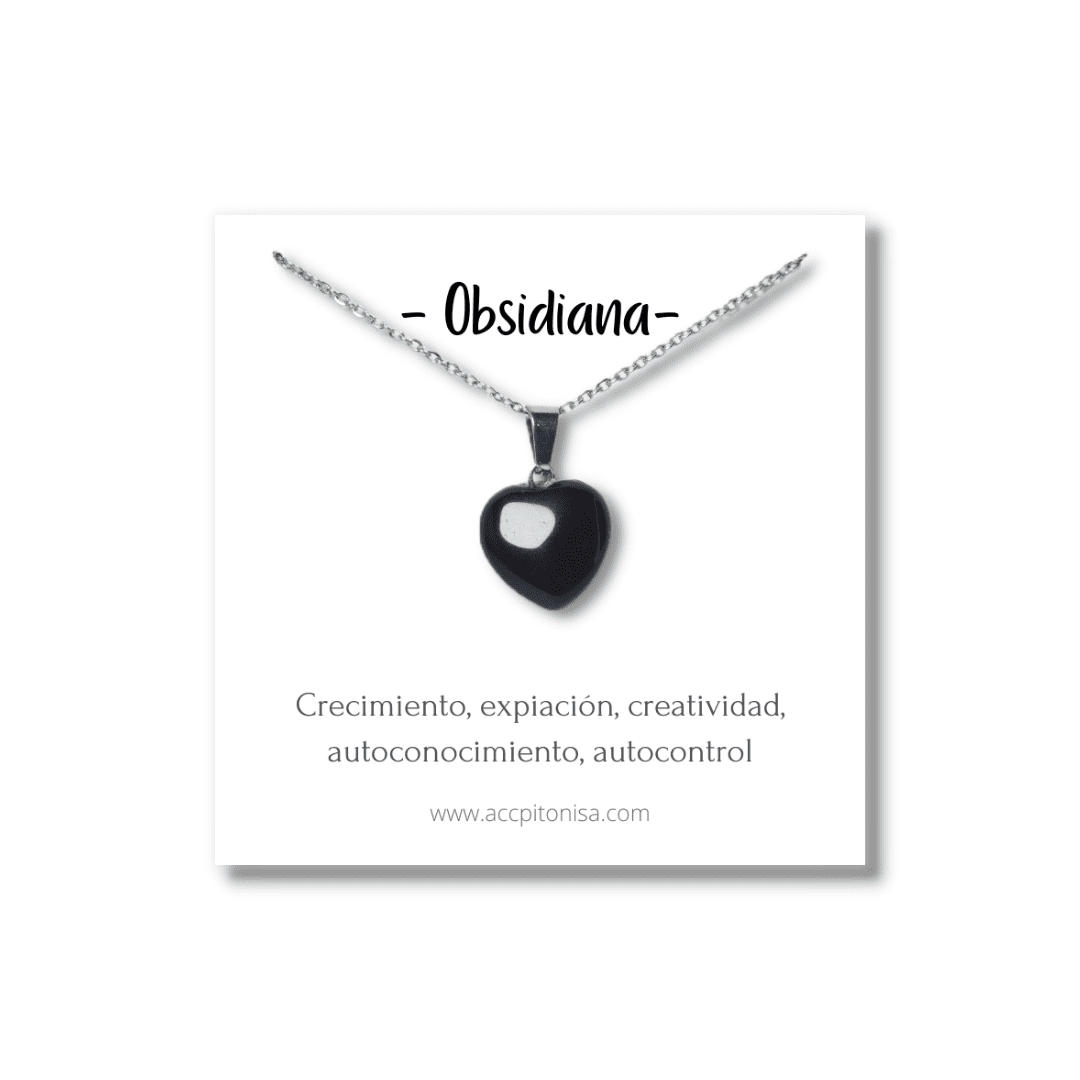 Corazón P Obsidiana