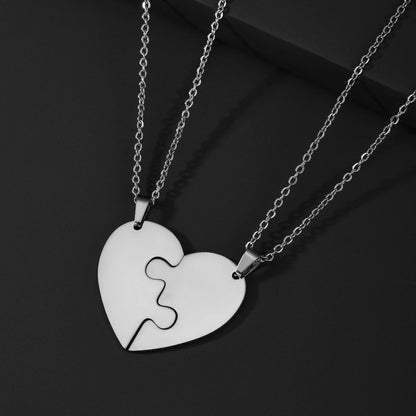 Set de collares Corazón Rompecabezas