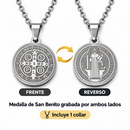 Collar Medalla de San Benito