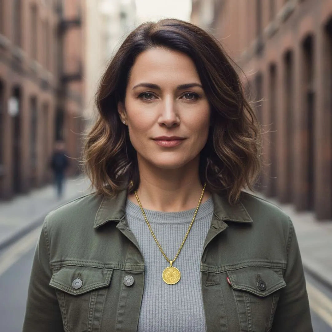 Sello de los 7 Arcangeles + Cordón cuero