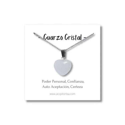 Corazón P Cuarzo Cristal