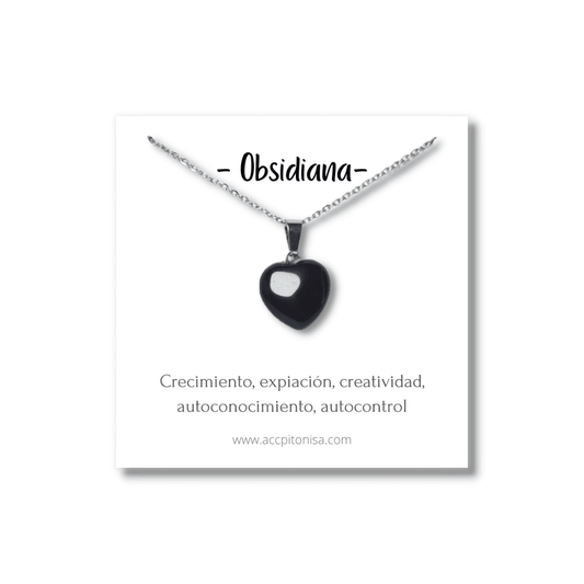 Corazón P Obsidiana